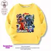 Suéter infantil Lobo Espacial matando crianças ação espacial caçador de recompensas roupas camisa de manga comprida meninos e meninas blusa de baixo outono e inverno
