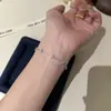 Pulsera de Cristal de Amor Perla Ojo de Gato para Mujer Verano Ins Luz Lujo Diseño Nicho Exquisita Pulsera de Alta Gama Pulsera
