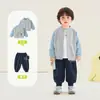 Conjunto de Ropa de Béisbol Kaka Panda para Niños Conjunto Casual de Dos Piezas para Niñas Ropa de Primavera y Otoño para Bebés