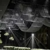 Cortina de Cuentas de Cristal Ondulado para Boda, Cadena de Cuentas, Cadena de Cuentas, Decoración de Techo, Decoración de Lugar de Boda, Cortina de Puerta de Cuentas de Piña