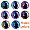 Ojos de gato de cristal de alta calidad, brillantes y brillantes, de 12 a 24 mm, transfronterizos, accesorios para muñecos de peluche de cristal.