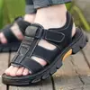 Sandálias Masculinas para Dropshipping para Uso ao Ar Livre, Resistentes ao Desgaste, Antiderrapantes, Sapatos de Praia Impermeáveis, Adequados para Dirigir e Trabalhar, Sandálias de Tamanho Grande para Homens