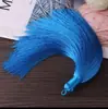 16cm de Alto Gama Flecos de Borla Puramente Hechos a Mano Accesorios para Joyería DIY Nudo Chino Cinta de Seda Artificial Círculo Borla Venta al Por Mayor
