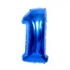 Globos de Aluminio con Números Azul Oscuro Mediano de 28 Pulgadas 0-9 Globos de Número de Aluminio para Decoración de Aniversario y Cumpleaños Venta al por Mayor