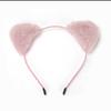 Diadema de Orejas de Gato de Celebridad de Internet Lindo Pasador de Peluche para Niñas Versátil Antideslizante Accesorio de Diadema Estilo Coreano