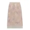 Nuevo Conjunto de Dos Piezas de Verano Estilo Chino Nacional con Bordados Rosas y Morados en Organza para Mujer P0301