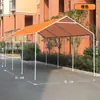 Tienda Marquesina Exterior Mercado Puesto de Mercado Nocturno Evento Cobertizo Impermeable Paraguas Simple de Cuatro Patas Cobertizo para Coche Cobertizo de Estacionamiento Hogar