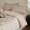Conjunto de Algodão Puro Jacquard 60 Fios com Bordado de Rosas, Brocado 100% Algodão, Roupa de Cama com Conforto Tridimensional
