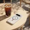 Adecuado para funda de teléfono Google 9A, funda transparente colorida Pixel 11/11Pro, funda magnética de alto valor 10Pro