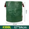 Bolsa para Hojas Impermeable Gran Capacidad Bolsa de Almacenamiento para Jardín Patio Exterior Plegable Hojas Caídas Maleza Bolsa de Recolección de Desechos Hortícolas
