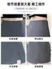 Falda irregular estilo traje gris para mujer, falda-pantalón de línea A de cintura alta con abertura para otoño, de alta gama y extremadamente elegante, minifalda ajustada al cuerpo