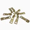 En stock Deslizador de Cremallera Metálica No.5 Deslizador de Aleación Bronce Deslizador para Cremallera de Maleta de Cuero Tirador Extraíble
