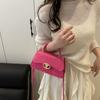 Bolso de Mano Elegante y Sencillo para Mujer 2025 Verano Nueva Moda Estilo Commuter Color Puro de un Solo Hombro Bandolera