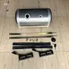 El Camión Tianlong J6 Auman Shaanxi Automobile Está Equipado con un Tanque de Combustible de Aleación de Aluminio y un Tanque de Combustible para Calentador de Estacionamiento Diésel