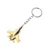 Llavero con modelo de avión de aleación, modelo de caza del ejército del cielo vacío, colgante para llave de coche, comercio exterior, gran oferta