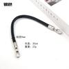 Cordão para Celular Masculino, Acessórios de Corda Trançada, Corrente para Celular Transversal, Chaveiro Criativo, Corrente de Metal de Reposição para Pendurar, Alça de Pescoço
