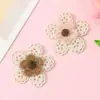 Joyería de Tela de Encaje Hecha a Mano Coreana, Accesorios DIY con Forma de Flor y Lazo, Accesorios para el Cabello, Accesorios de Decoración para Zapatos y Ropa