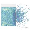 Brillantina de uñas, purpurina ultrafina, purpurina, lentejuelas brillantes, 1 mm, traje azul, esmalte de uñas, pegamento, joyería, transfronterizo