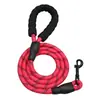 Nuevos Productos para Mascotas de Amazon Correa Reflectante de Nailon Multicolor Correa para Perros Cuerda para Perros para Perros Medianos y Grandes