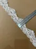 60 Estilos Populares de Adorno de Encaje Elástico en Stock, Negro, Blanco Natural, Blanqueado, Ancho 4-10cm