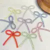 Acrílico UV Transparente Galvanizado Agujero para Colgar Lazo Grande DIY Cadena para Teléfono Móvil Colgante Colgante Accesorios de Joyería Material Al por Mayor