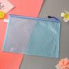 Bolsa Transparente para Documentos, Bolsa para Informações com Zíper à Prova d'Água, Bolsa para Documentos/Provas com Grade Multi-Modelos, Bolsa de Papelaria com Logo Impresso