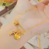 Ansioso Pelo Broche Estilo Pin Coração Cruzado Dourado Antigo com Inlay de Diamante Corrente de Clavícula da Moda Europeia e Americana de Alta Qualidade