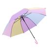Paraguas de Plástico Transparente de 8 Varillas al por Mayor para Mujer de Alto Nivel con Mango Largo y Automático Aumenta Paraguas Parasol Logotipo Personalizable