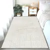 Alfombra de cabecera estilo japonés para dormitorio sala de estar alfombra antideslizante insonorizante absorbente fácil de cuidar Manta de cabecera de terciopelo de cristal