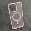 Aplicável à Capa de Celular Apple 14 Promax Apple 13 Pro Fosca Magnética Acrílica Anti-queda Toque de Pele Capa Protetora