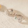Aretes de cobra de lujo nuevos europeos y americanos personalizados de cobre con diamantes aretes de oro plata joyería para damas al por mayor