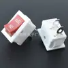 Interruptor KC Certificado Padrão Coreano em Forma de Barco Kcd 0,05kg Engrenagem Carcaça Branca Impresso Liga-Desliga Pino Duplo 15*21mm Interruptor Alavanca