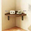 Prateleira de Parede, Prateleira Triangular, Prateleira de Armazenamento Acima da Mesa, Organizador para Livros e Papelaria, Solução para Economizar Espaço