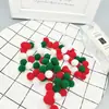 Bola de Pelusa diy pompón rojo Blanco verde tamaño bola de felpa material para árbol de Navidad bola de pelo bola de pelo de Navidad Pequeño