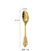 Juego de vajilla Palace con cuchillo y tenedor de acero inoxidable 304 de alta calidad con relieve vintage, cuchillo y tenedor para carne Golden Western