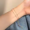 Namoradas borboleta Mori Pulseira de floco de neve de pérola para meninas Simples Estudante Namoradas Mori pulseira de diamante de amor