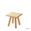 Taburete bajo para uso doméstico, taburete de galleta, taburete redondo pequeño de ocio, taburete cuadrado, taburete infantil de madera maciza, taburete reposapiés, taburete para cambiar zapatos, taburete de mesa de centro para sala de estar