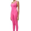 Leggings sin costuras con almohadillas en el pecho, Traje de yoga de una pieza, Color sólido, Alta elasticidad, Levanta glúteos, Espalda cruzada, Hermoso traje de yoga para la espalda, Traje de una pieza