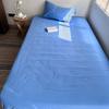 Ins Cor Pura Simples Algodão Puro Lençóis de Peça Única Algodão Puro Produto Único Lençóis 1.8 Lençóis de Elástico Protetor de Colchão Capa de Cama Atacado