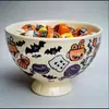 Cerámica Halloween Transfronteriza Tazón de Calabaza para Dulces de Halloween Fantasma Halloween Divertido Cerámica Tazón Se Puede Agregar Logo