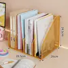 Suporte de Arquivos, Porta-Informações Metálico de Múltiplos Níveis para Escritório, Organizador de Estação de Trabalho, Suporte de Livros para Mesa de Estudante