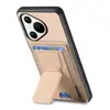 Adequado para Capa de Celular Huawei Pura90, Cobertura Total Anti-Queda, Com Compartimento para Cartão, Suporte Multi-Ângulo, Capa Protetora Mate80 Pro