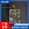 Latón dominante dios de las artes marciales Guan Gong tallado colgante de collar de bronce celebridad en vivo en línea marca Buda colgante pequeño regalo al por mayor
