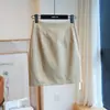 Falda Corta Adelgazante de Cintura Alta Anti-Arrugas para Mujer, Falda Casual de Ropa de Trabajo, Nuevo Estilo de Verano