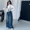 Traje de Primavera y Otoño para Niñas 2025 Nueva Moda para Niñas Estilo Coreano Elegante Plata Falso Dos Piezas Pantalón Diamante Caliente