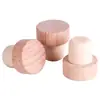 Tapa de Botella de Polímero con Madera de Haya Incrustada para Aromaterapia Vino Tinto, Vino Extranjero, Brandy, Tapa Redonda, Tapón de Corcho Sellado
