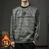 Suéter con Estampado Tie-Dye Lavado Nuevo de Otoño para Hombre Estilo Americano Moda Marca de Moda Camiseta de Rayas Raglán Mangas Largas Camisa Base Holgada