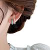 Aretes Adecuados para el Verano, Aretes Azul Menta, Lujo Accesible y Alta Gama para Mujer 2025 Nuevo Estilo Caliente, Femenino