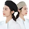 Nueva celebridad de Internet, gorro de chef con cáscara de melón, boina de trabajo de cocina para catering, repostería, té con leche, asistente de tienda, impresión femenina