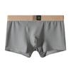 Ropa interior de seda de hielo para hombre Huajielong nueva, color sólido, venta al por mayor, cintura media, talla grande, transpirable, boxer briefs para hombre, se puede entregar en su nombre
